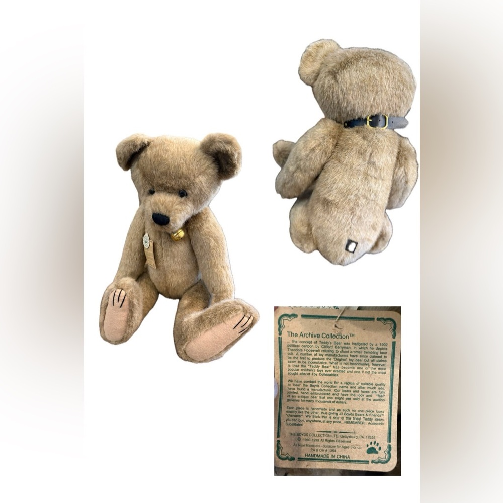 Large 17 inch Boyd’s bear archive collection mohair